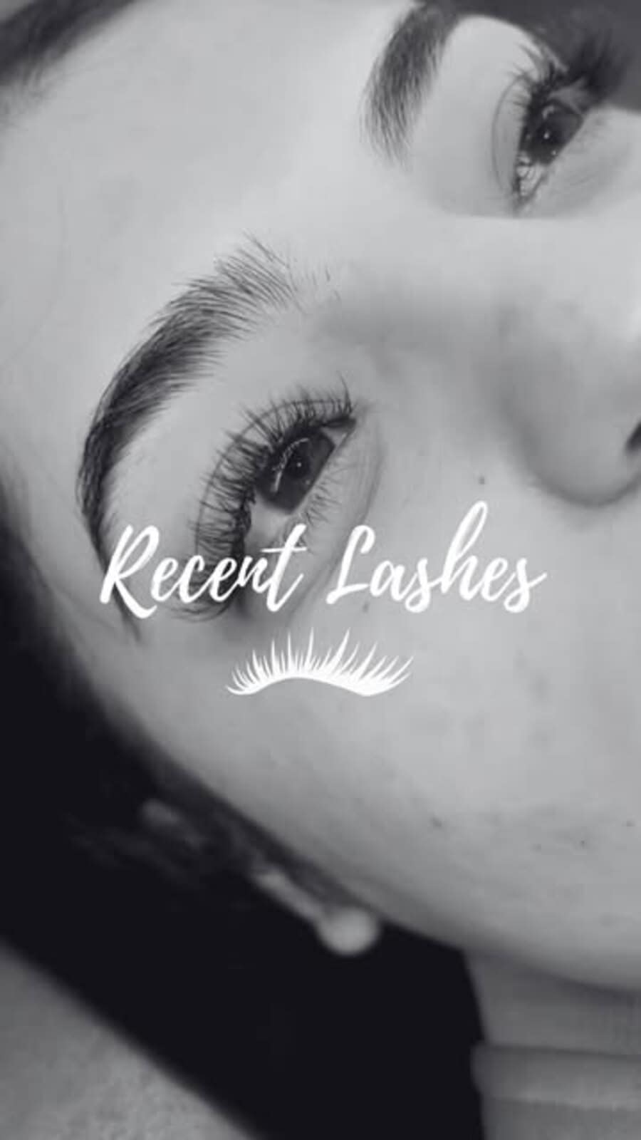 A recent set of lash extensions done at Illuminaris